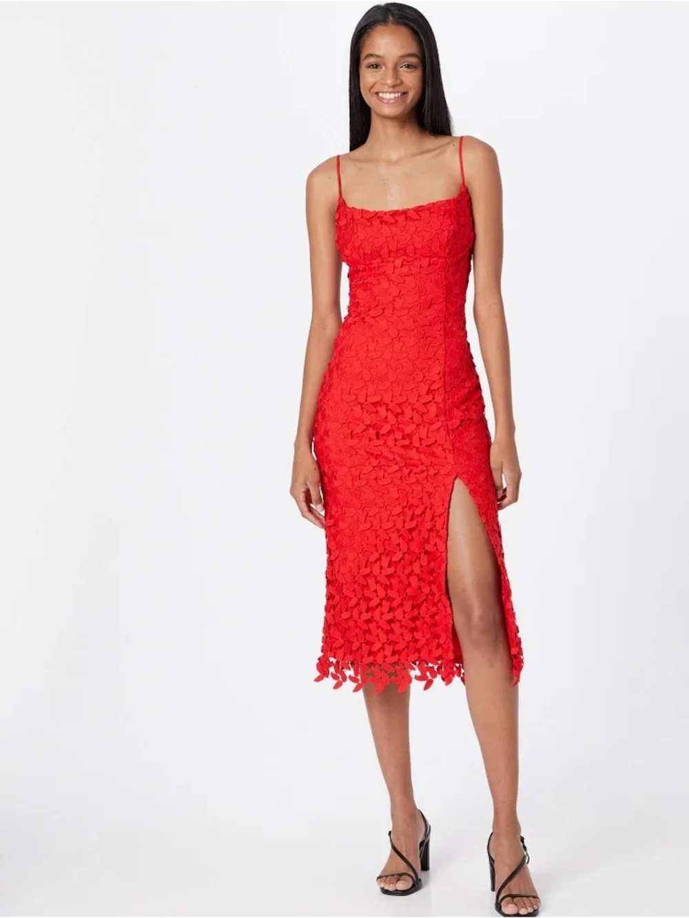 NWT- Bardot Ariel Leaf Midi Dress